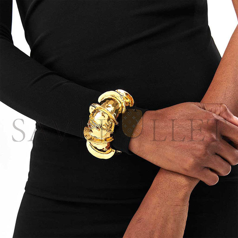 YSL WOMEN'S MONOGRAM CUFF BRACELET 757516